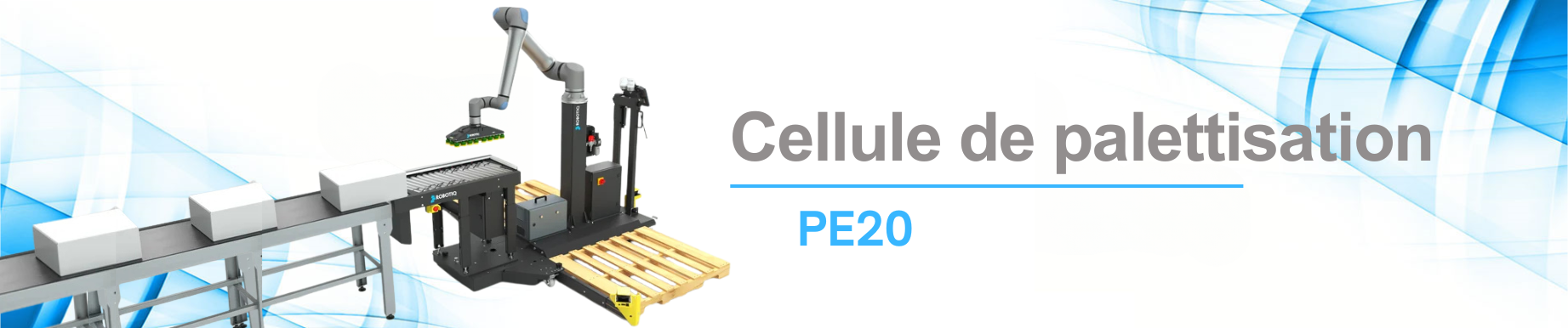 Slider page cellule de palettisation PE20