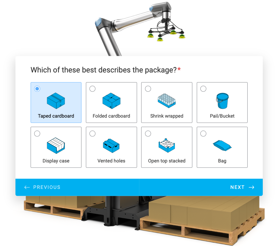 Configurateur palettiseur